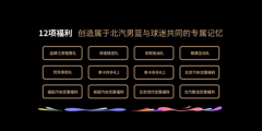 北京北汽男篮新赛季出征 北汽集团公布京车使用权等12重球迷专属大礼
